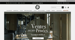 Desktop Screenshot of interiors.fr